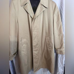 Vintage Montgomery Ward zip-out fur lined trench coat
